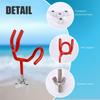 20 Degree Angles Fishing Poles Brackets Holder Sure Grips Poles Holder with Mounting Base Fishing Rod Holder for Boats Ship