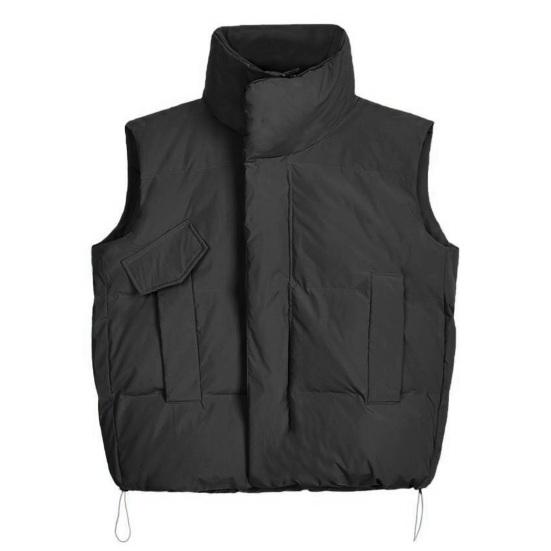 Women's Autumn and Winter Loose Warm Vest Standing Collar Casual Comfortable Jacket