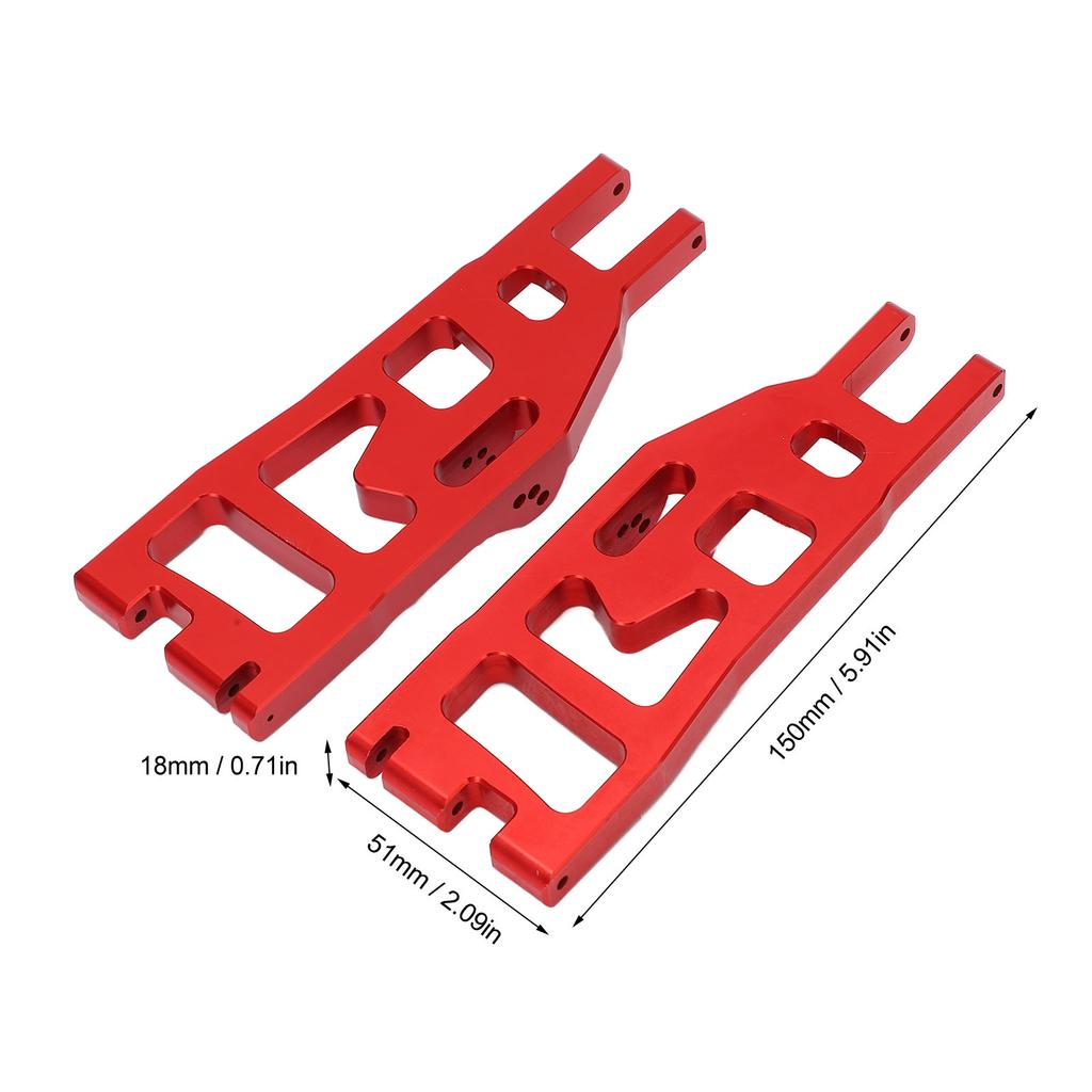 2Pcs RC Front Lower Swing Arm Aluminium Alloy CNC Machining Light Weight 1Celsius6 RC Truck Swing Arm for 1Celsius6 RC Truck