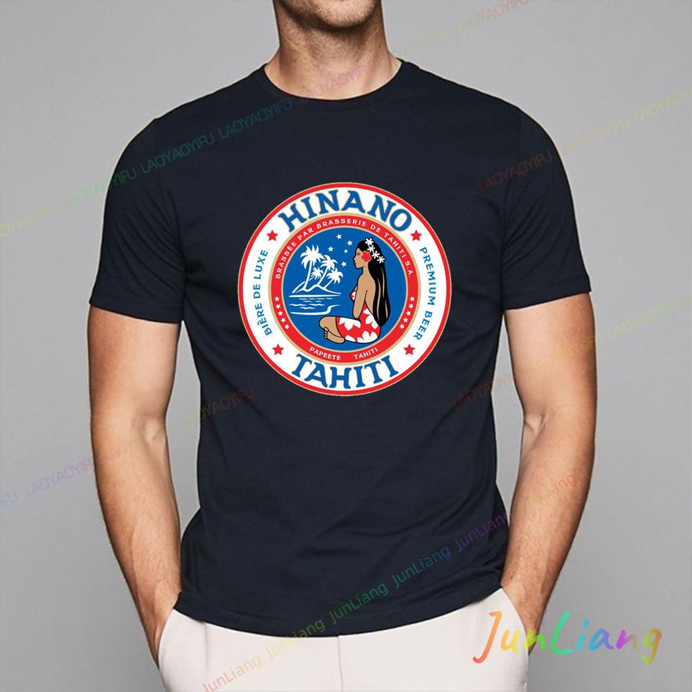 Beer Tshirts Hinano Tahiti Beach Sweatshirts for Men Unisex Tshirt Mens Clothes Mens Clothing Harajuku Goth Y2k Original