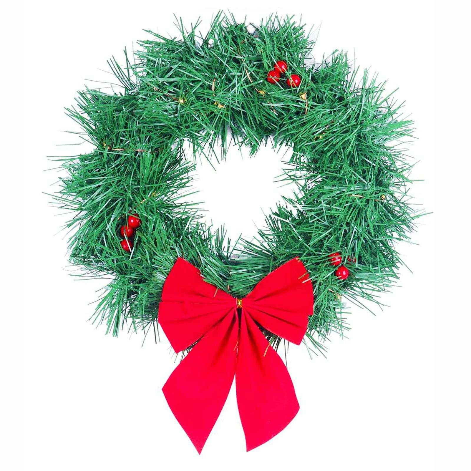 

30cm Christmas Wreath Decorations For Trucks And SUVs; Christmas Decorations And Holiday One Size