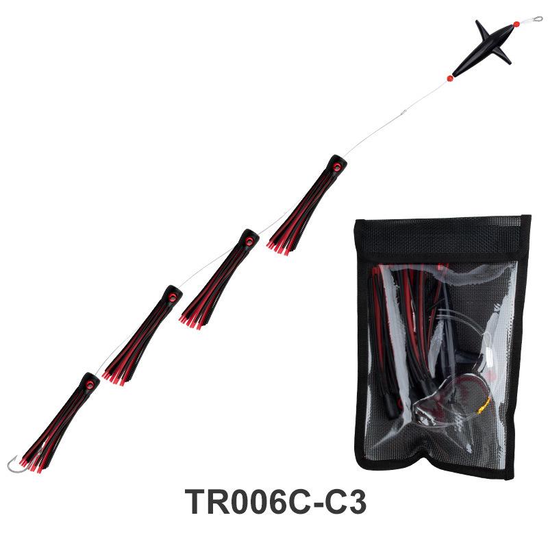 New Fishing Spread Bar Trolling Fishing Lures Rigs Saltwater Tuna Mahi Wahoo Dora Saltwater Big Game 210g Fishing Squid Lure