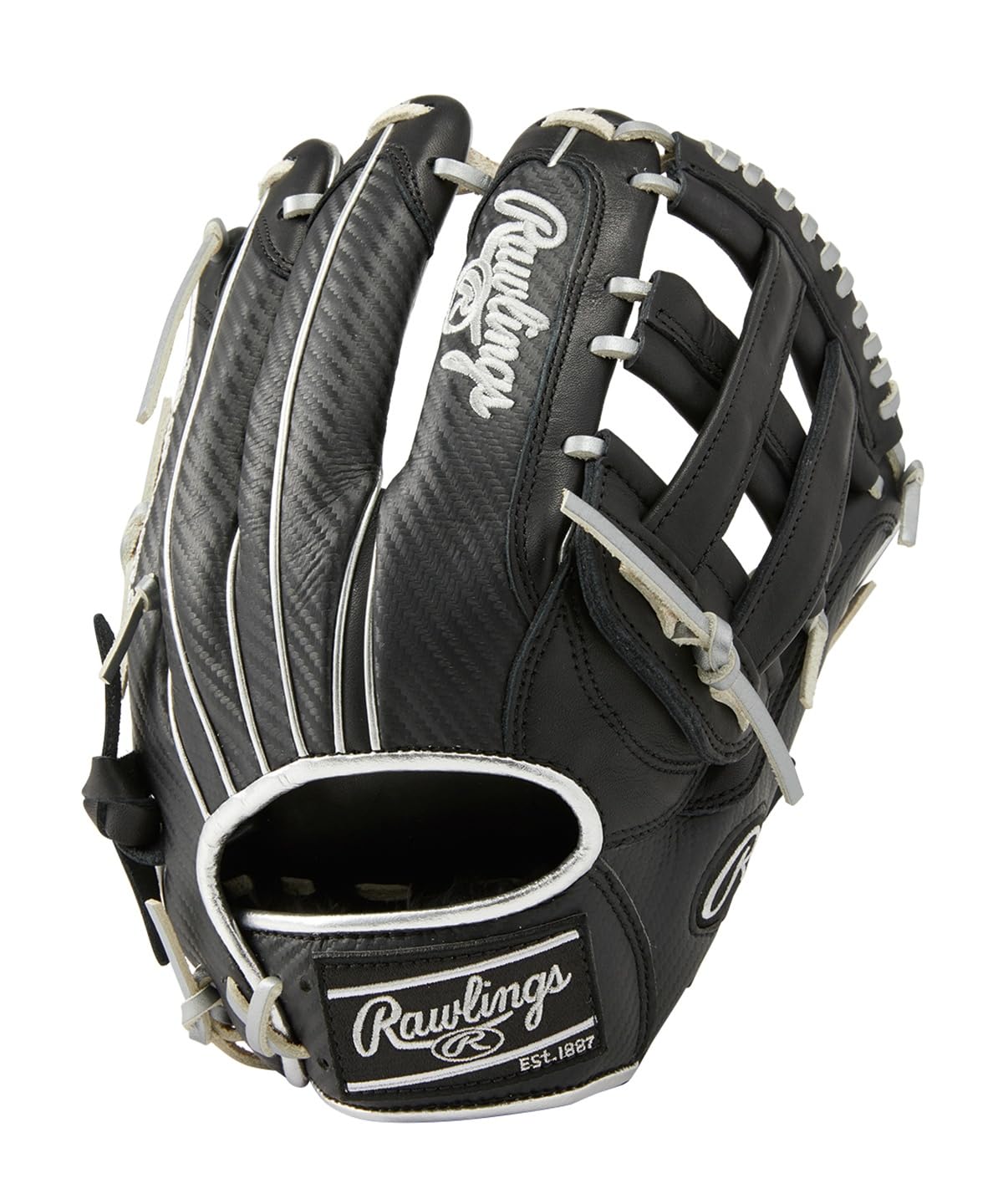 

Rawlings Baseball HOH BLACK LABEL Size Glove, Adult, Softball, [All-Fielder], 11.75 GR3HBLN65, Black/Platinum (Left-handed throw)