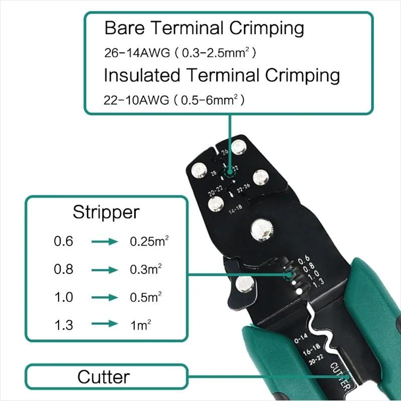 1pcs 4 in1 Multifunctional Crimping Terminal Pliers Wire Stripper Wire Cutter Terminal Pliers,Wiring Accessories Hand Tool