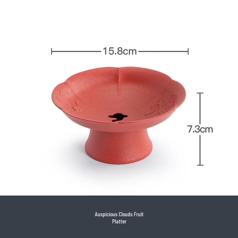 

Nanshan Gentleman Palace Style Ceramic Snack & Fruit Plate