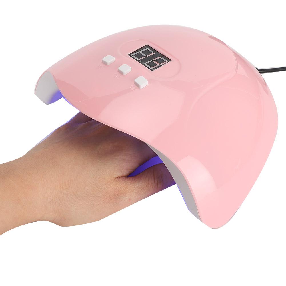 Nail Art Tool Kit 54W Manicure Light Nail Drill Soak Off Clip Polishing Block Nail FileSet