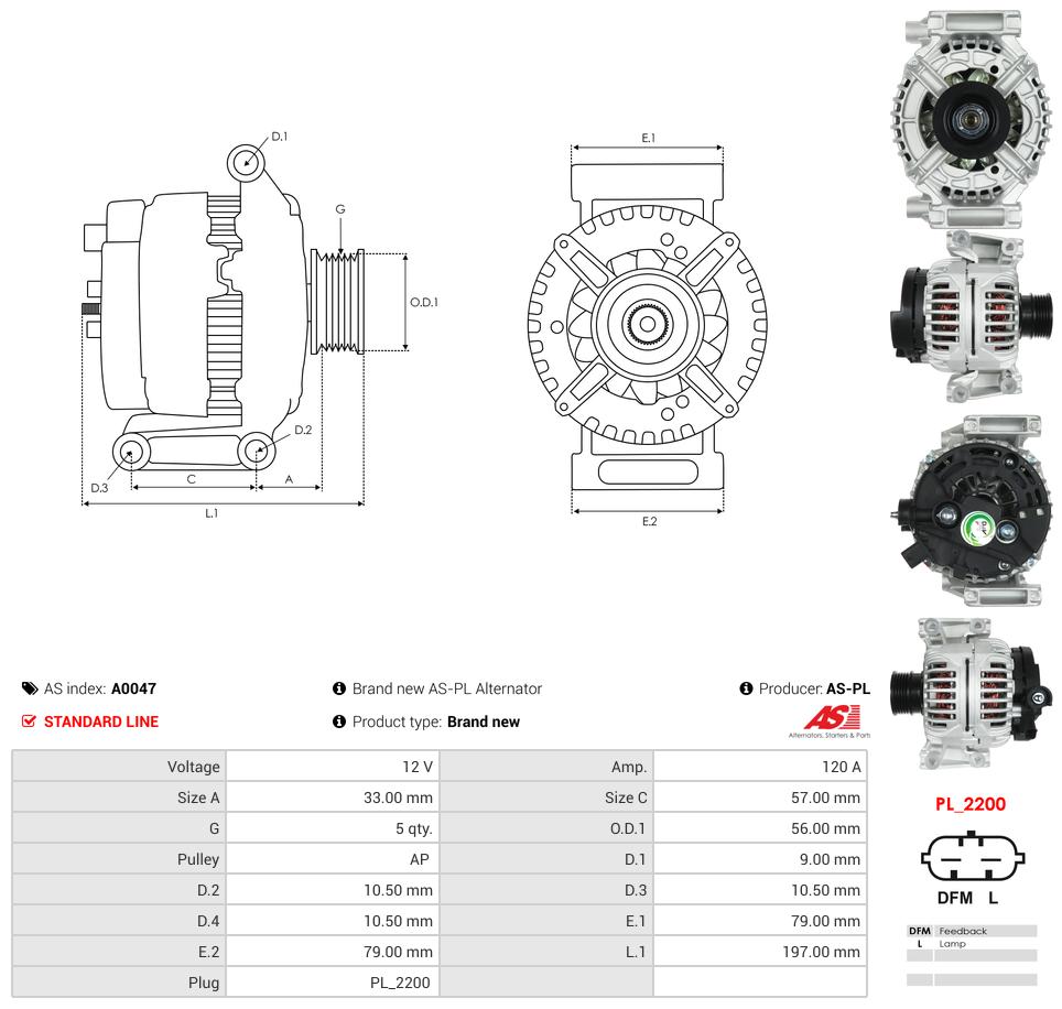 Alternator Astra Signum Vectra