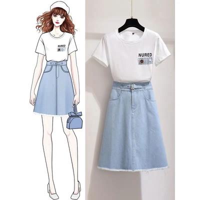 womens midi jean skirts