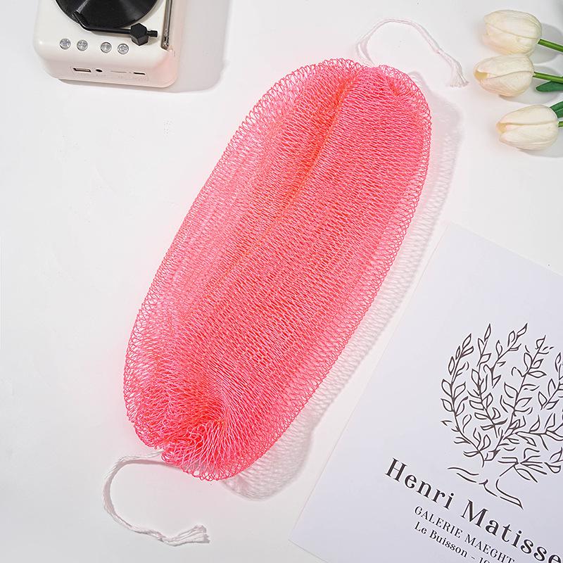 Universal Exfoliating Towel & Foaming Net: 2-in-1 Back Scrubber for Men and Women, Perfect for Saunas and Baths