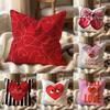 Holiday Valentines Day Cushion Cover MultiScene Pillow Cover for Home  Car  Reversible Soft  Durable for Daily Use