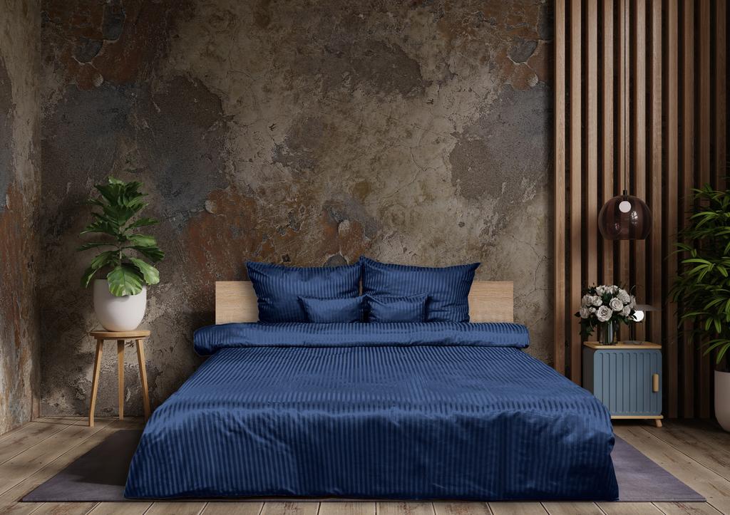 Damask Bedding, 1cm Stripes (160x200-1,70x80-2)
