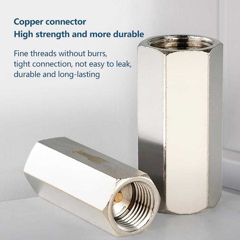 Metal Pneumatic Check Valve One Way BSP Thread 18 14 38 12 34 Air Compressor Pipeline Usage High Pressure Resistant
