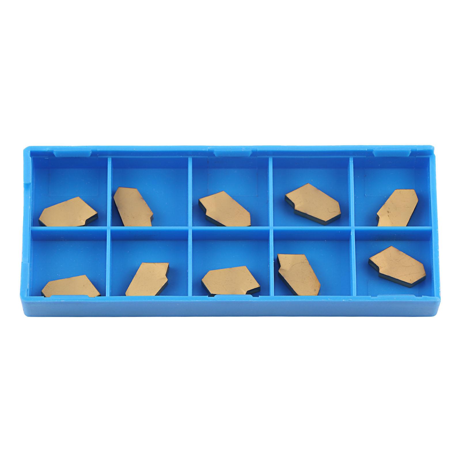 

10 шт. ЧПУ Токарні леза Міцні аксесуари для обробки верстатів GTN3 Міцне лезо HW190223113