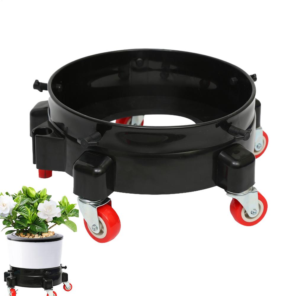 Bucket Dolly With Wheels Bucket Cart Bucket Accessories Car Wash Bucket With Wheels Multifunctional Bucket Holder Car Wash