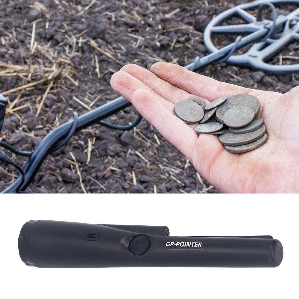 Handheld Metal Detector with LED Light High Accuracy Metal Tester Outdoor Treasure Finder