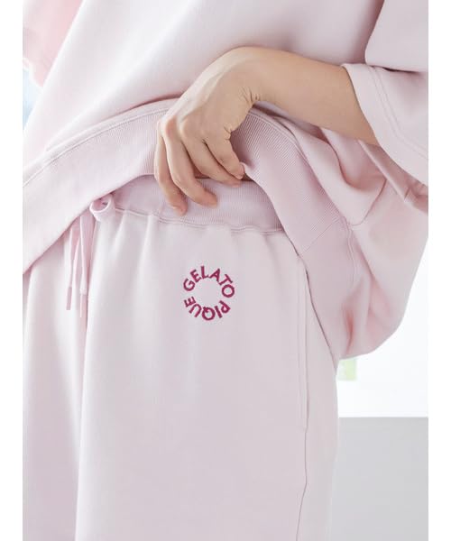 Gelato Pique Fleece Logo Pullover Shorts Set & (PWCT244216GRNF)