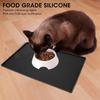 Silicone Dog Food Mat Small Animal printed Pet Placemat Pet Feeding Mat  Indoor Pet Feeding