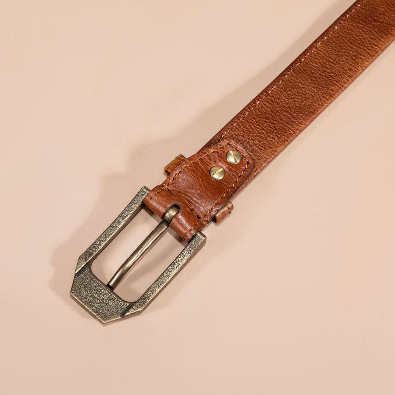 Thickened Leather Belt Fashion Casual Versatile Tough Guy Men's Belt