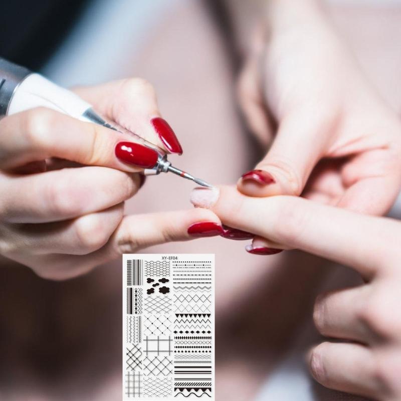 Stainless Steel Nail Art Stamping Plates Flower Line Designs Nail Images Stamp Plates Manicures Templates Nail Art Tool