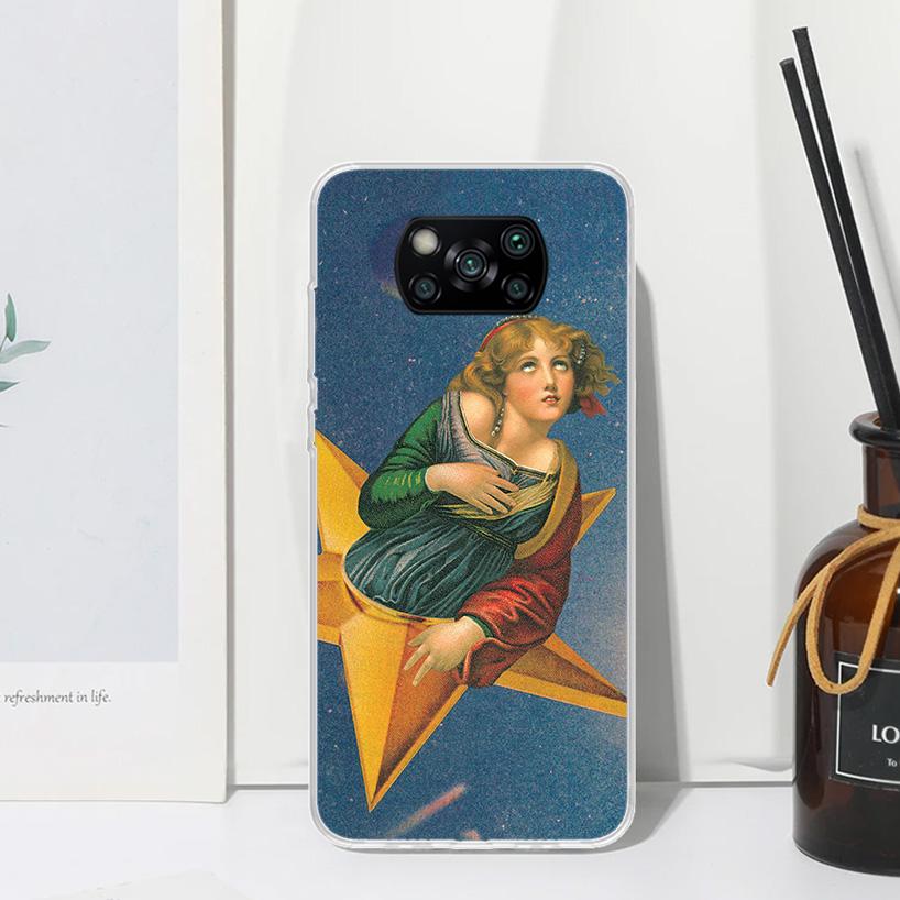 Rock The Smashing Pumpkins Phone Case For Xiaomi Poco X7 X6 X5 M7 M8 Pro F7 Ultra Redmi 15C 15 13C 13 12C 12 10 10C 10A Art Fund
