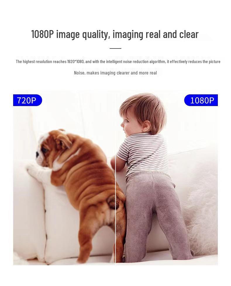 Little Snowman Smart HD Night Vision WiFi Camera with Pan-Tilt and Two-Way Intercom