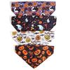 Halloween Dog Accessories for Small Large Dogs Cat Puppy Pet collar Pumpkin Skull Dog 1Pc Triangle scarf collar Pet Supplies