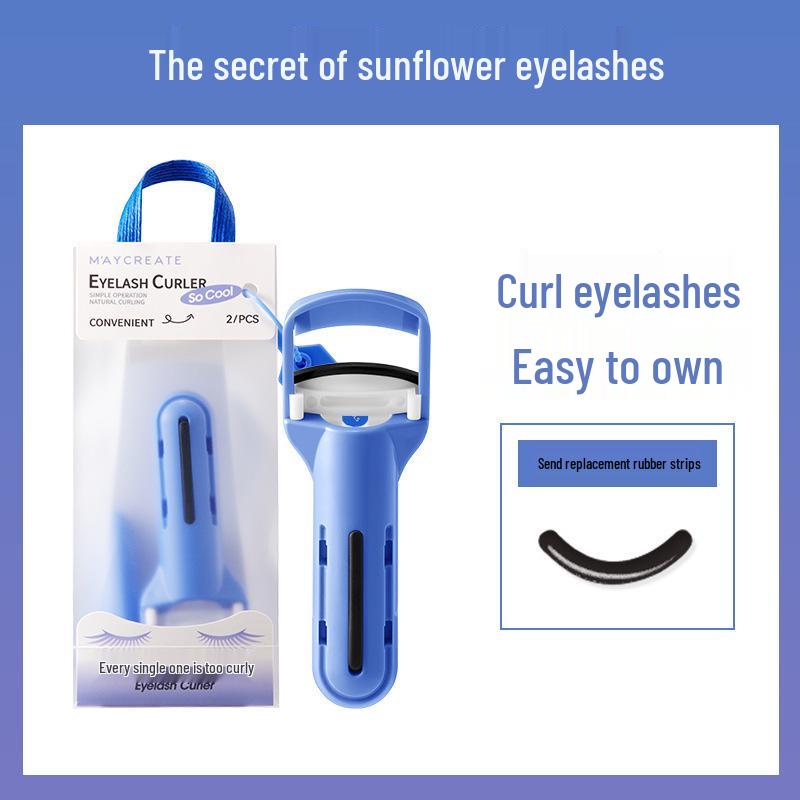 Jian Mei Chuang Yan Eyelash Curler: Press-Type, Long-Lasting Curl, Non-Pinching, Wide-Angle Design