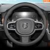 High-Quality Leather Steering Wheel Cover for Volvo V60 V90 XC90 S60 Anti-Skid Car Handle Four Seasons Interior Accessory