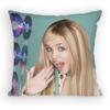 HHannah MMontana Pillow Case Sofa Living Room Bedroom Headboard Backrest Cushion Square Cushion Nap Time