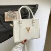 Summer 2026 Women's Embossed Letter Tote: European & American Fashionable Versatile Handbag/Shoulder Bag