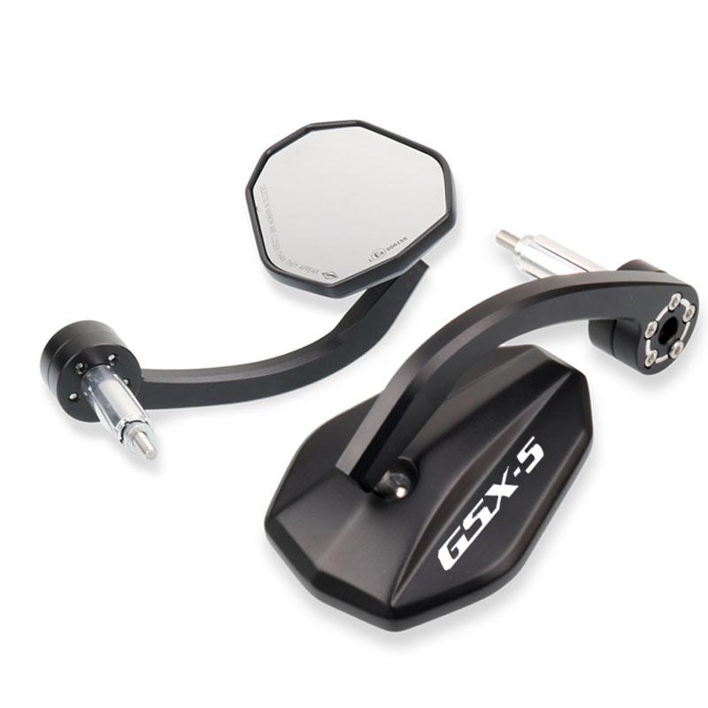 For Suzuki GSX-8R GSX-S1000GT GSX-S750 GSX-S250R SV650X Universal Motorcycle 7/8" 22mm Rearview Mirror Handle Bar End Mirror