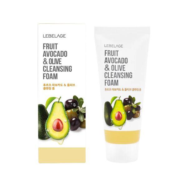 LEBELAGE Fruits Avocado & Olive Cleansing Foam 100mL