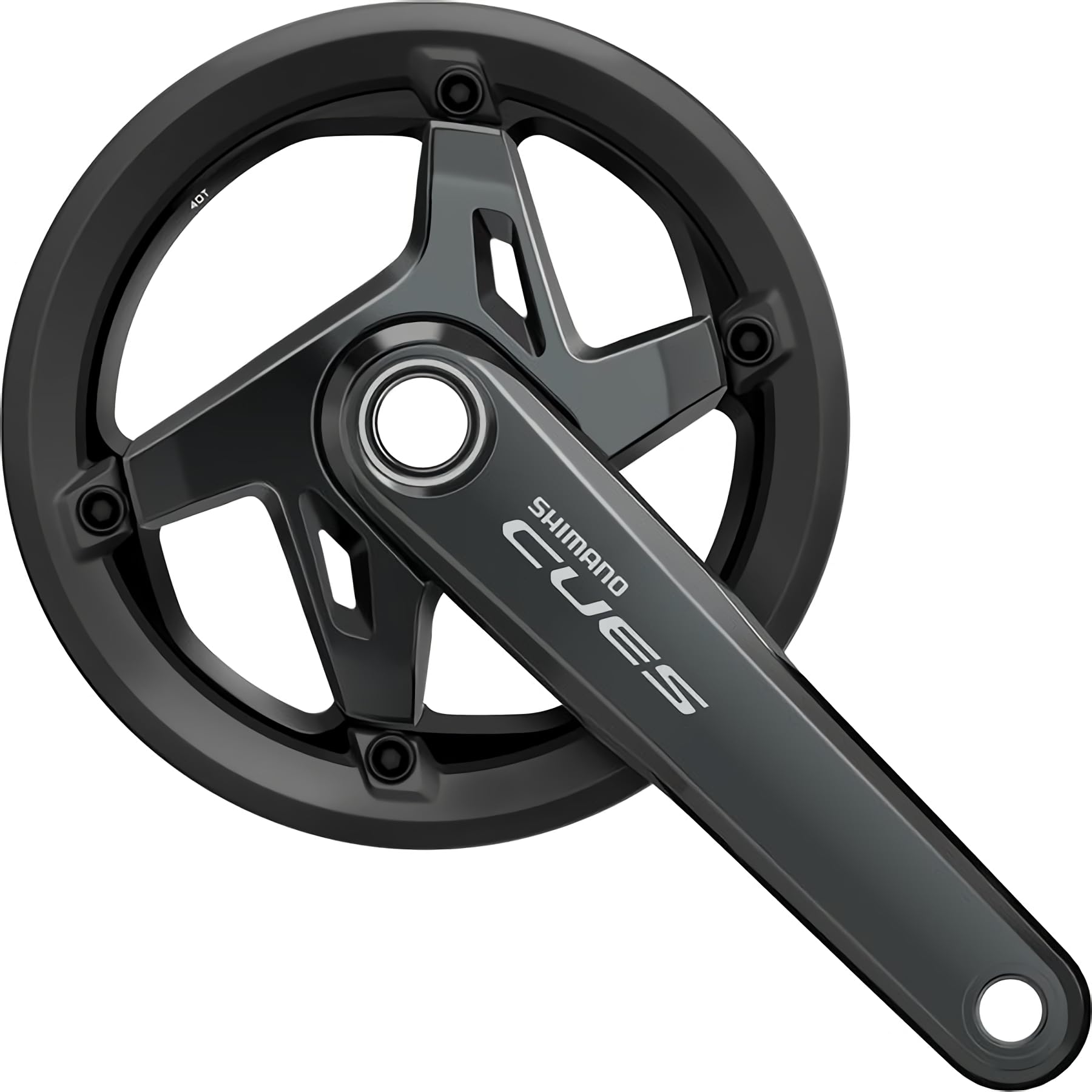 

SHIMANO CUES Front Chainwheel with Chain Guard Crank 40T EFCU80001EXB0C FC-U8000-1 Length/175mm 9/10/11S
