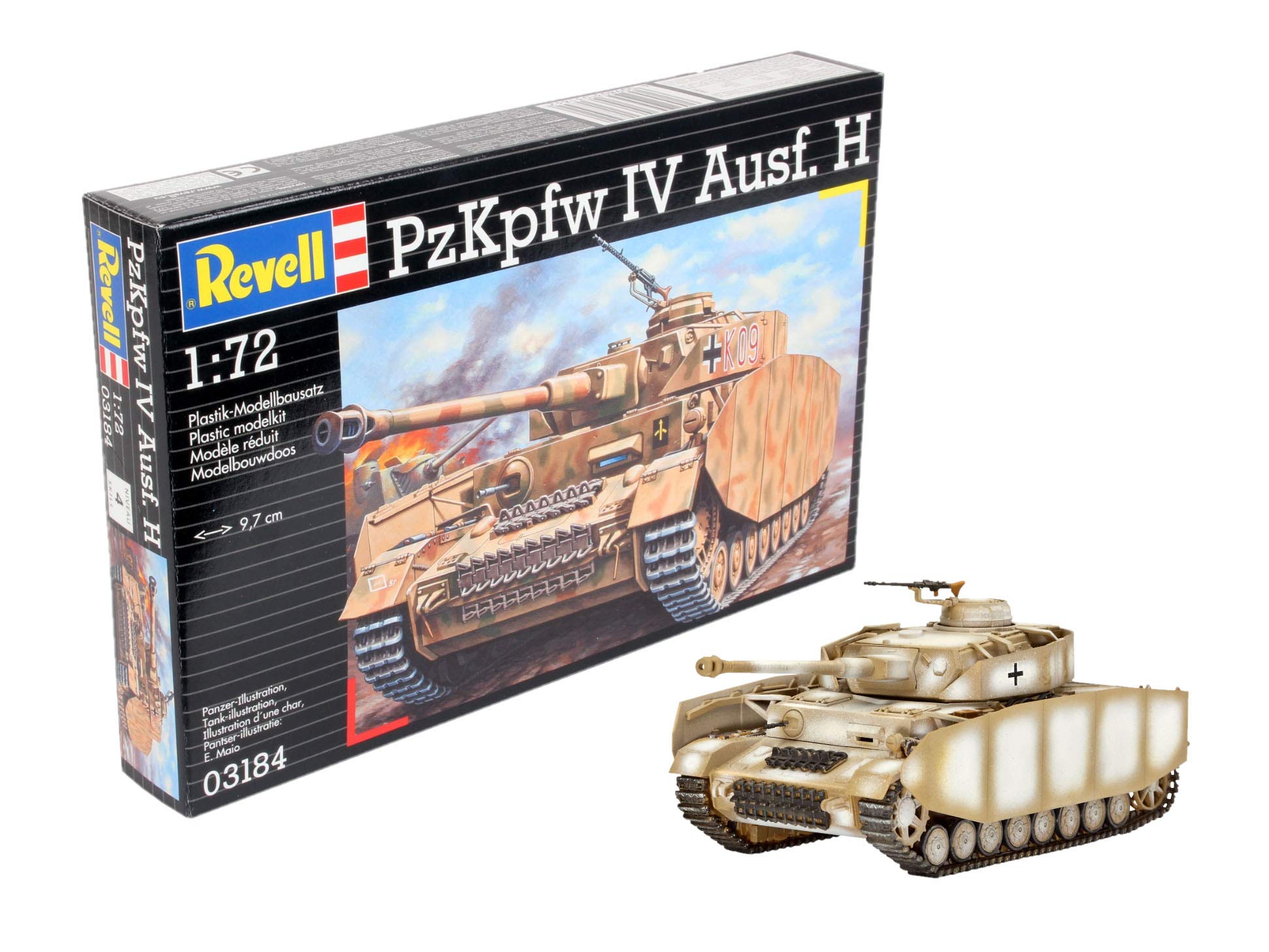 

German Revell Panzer IV H type plastic model (Revell) 1/72