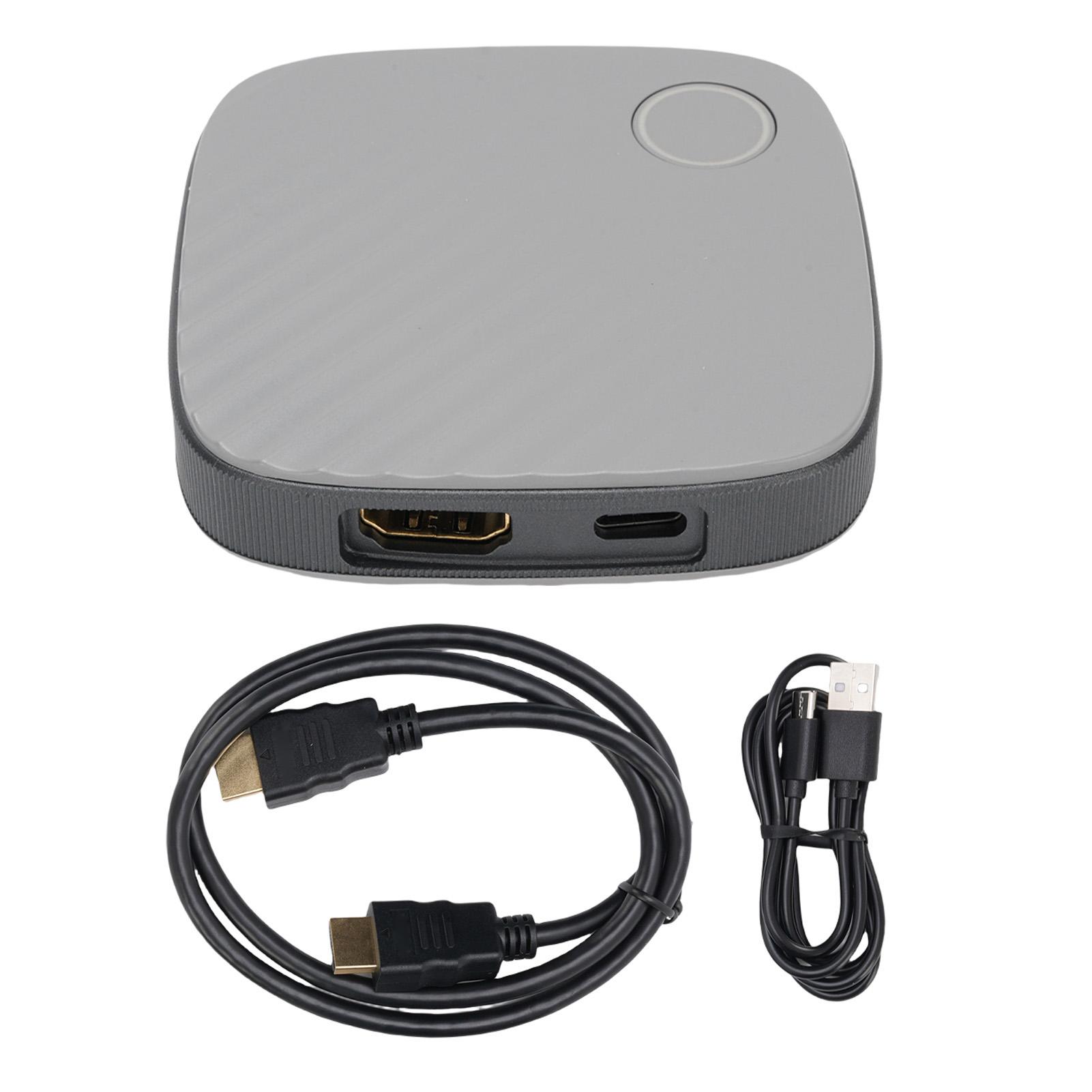 

Беспроводной HD-адаптер дисплея Поддержка 4K 50 м Расстояние 2.4G 5G Беспроводной адаптер для зеркалирования экрана для Ph