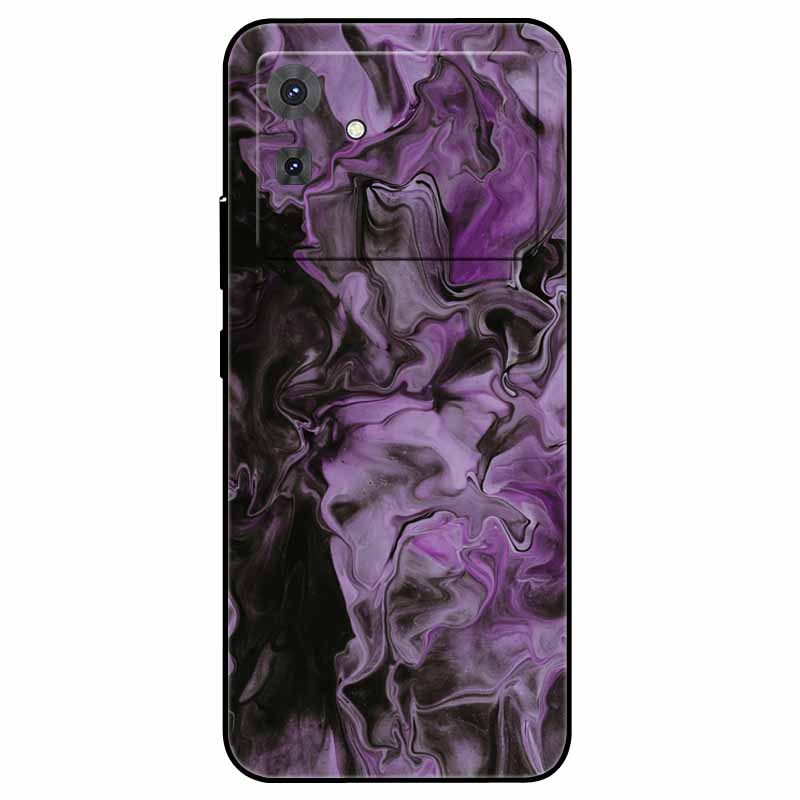 For Cubot Note 21 Case Flower Marble Silicon TPU Soft Phone Bag Cover for CUBOT Note 21 2023 COOL Printing Fundas for Note21