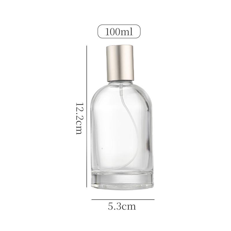Stylish Glass Perfume Bottles: 30ml Travel-Size, 50ml Spray, and 100ml High-End Custom Options - In Stock
