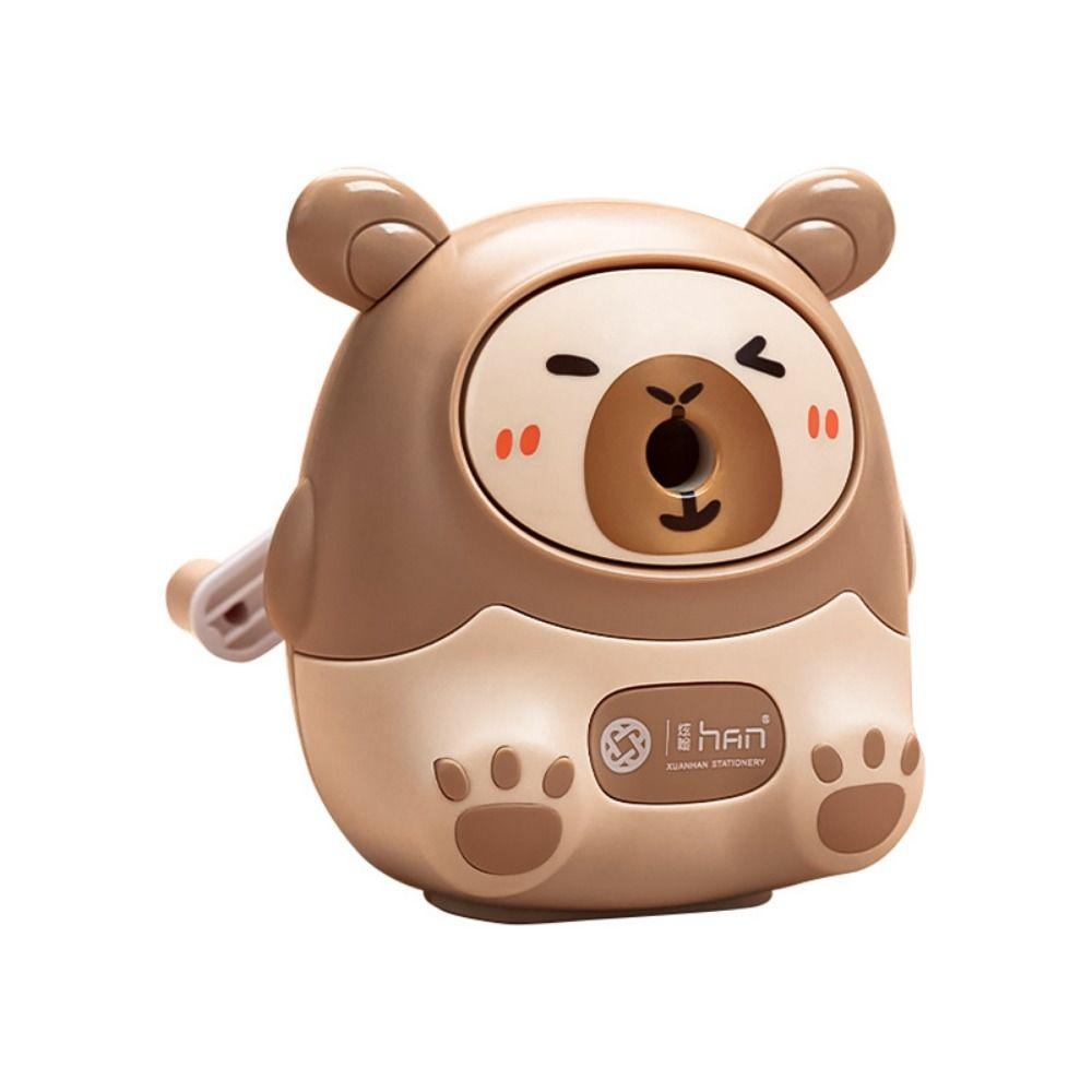 Cartoon Capybara Pencil Sharpener Hand Crank Pencil Sharpening Machine Office