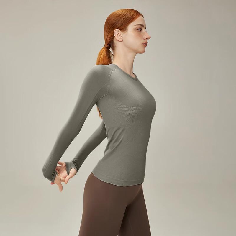 SUKE Women s Long Sleeve Quick-Dry Athletic Top L