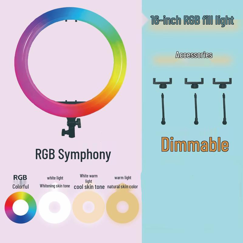 OLOEY 16-inch RGB Ring Light for Photography & Live Streaming