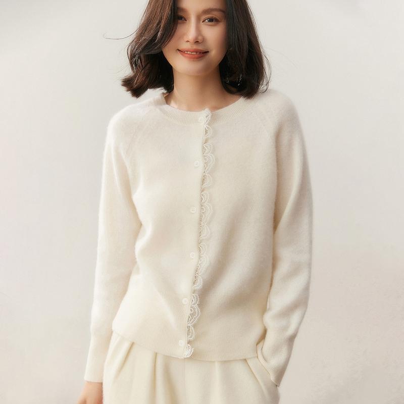 

Женский свитер Qinghe 100% чистый кашемир - Ультрамягкий роскошный зимний пуловер XL