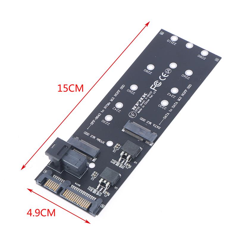 22-poliger SATA-M.2-SSD-Adapter SFF-8643 auf NVMe-M.2-NGFF-SSD für Mainboard