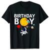 Astronaut Birthday T-shirts Family Astronaut Clothing Rocket Tshirts Short Sleeve Birthday Space Boys T-shirts Clothing
