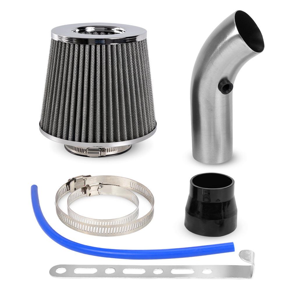 Universeller Nachgerüsteter 76mm Pilzkopf Luftfilter Ansaugrohr Filter Hoher Durchfluss Hoher Kaltluftkegel Luftfilter Aluminiumrohr Kit
