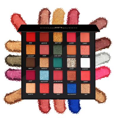 Colors Queen Divine Eyeshadow Palette - 37.5g | 25 Ultra Pigmented Multi-Colors Shades, Easy To Blend, Lightweight & Long Wearing Eyeshadow Palette
