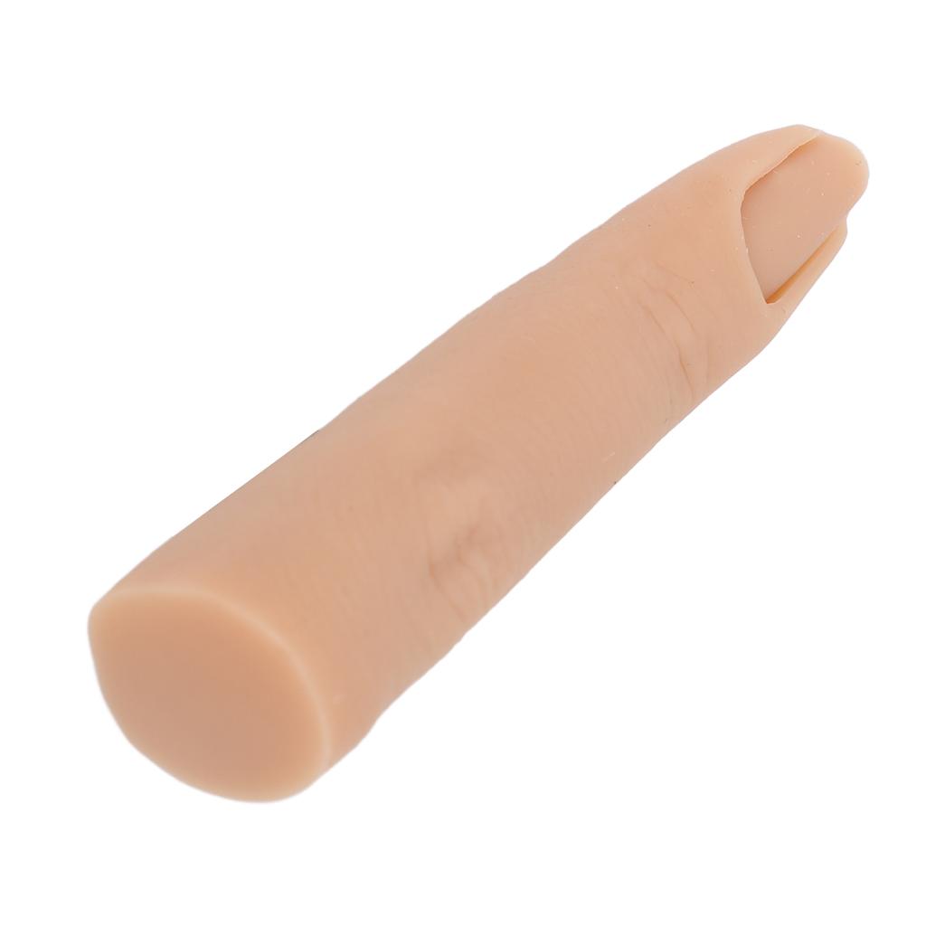 Tattoo Practice Finger Model Professional Silicone Bendable Fake Nail Art Training Finger for Acupuncture