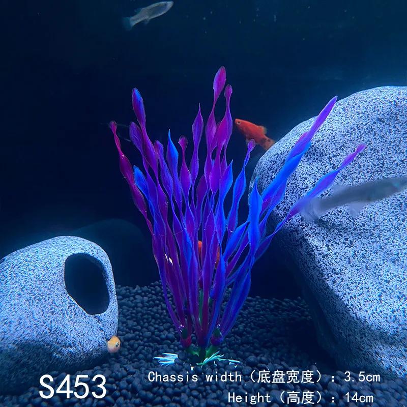 Kelp Aquariumdekoration künstliche Kunststofflandschaftsgestaltung Wasserpflanzenornamente Simulation Aquarium Aquariumzubehör