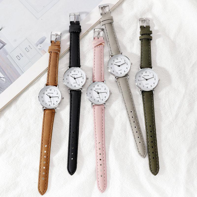 Watch Schoolgirl Style Belt Trend Fashion Simple Women'S Watch Simple Quartz Watch Women'S Watch