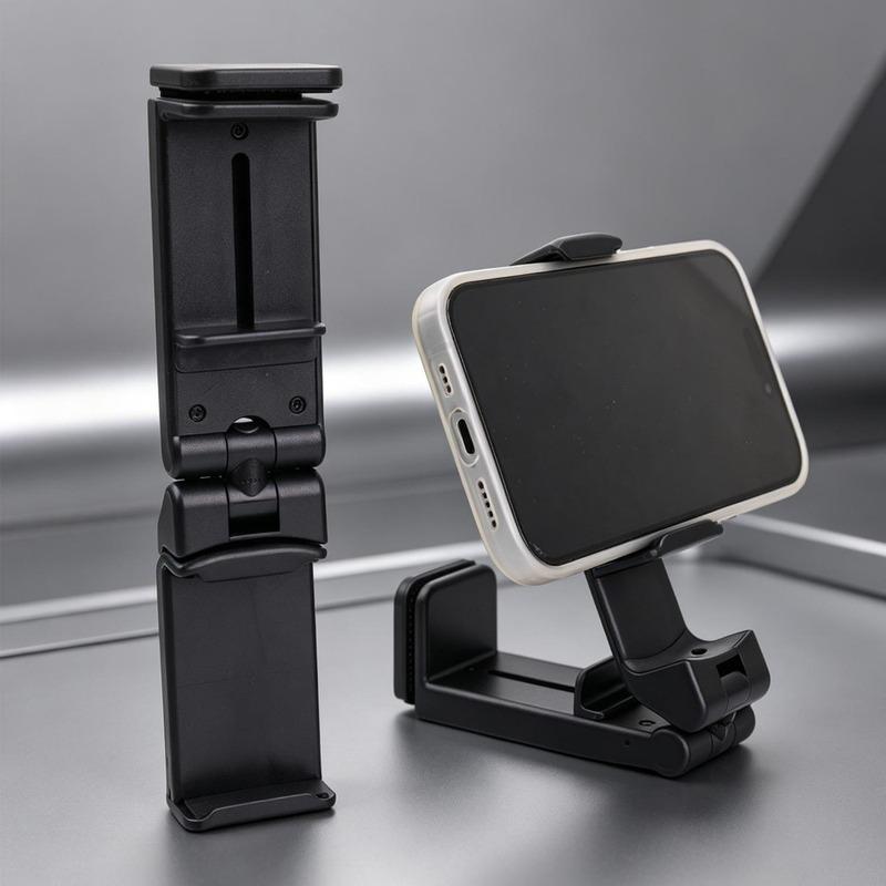 Car Central Control Screen Phone Stand Adjustable Anti Slip Clip Desk Mount Holder Universal Portable Foldable Travel Bracket
