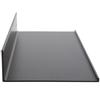 Black Bathroom Single layer Space Aluminum Matte Rack Shelve